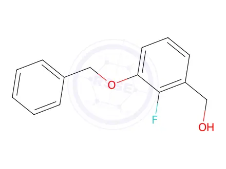 Chemical structure of (3-(Benzyloxy)-2-fluorophenyl)methanol