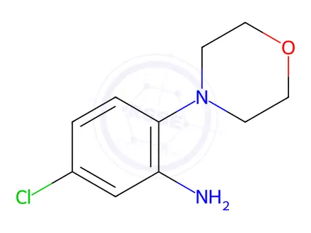 Chemical structure of 5-Chloro-2-morpholin-4-yl-phenylamine