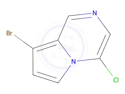 Chemical structure of 8-BroMo-4-chloropyrrolo[1,2-a]pyrazine