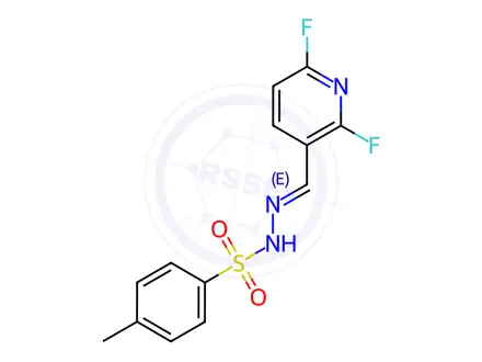 Chemical structure of N'-((2,6-Difluoropyridin-3-yl)methylene)-4-methylbenzenesulfonohydrazide