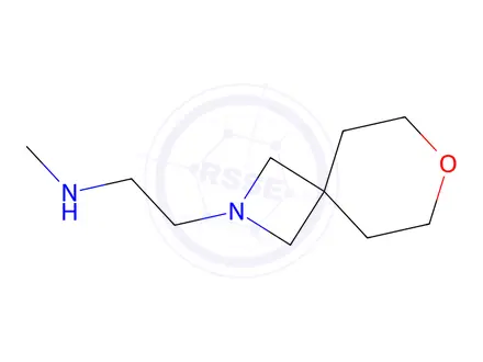 Chemical structure of Methyl(2-{7-oxa-2-azaspiro[3.5]nonan-2-yl}ethyl)amine