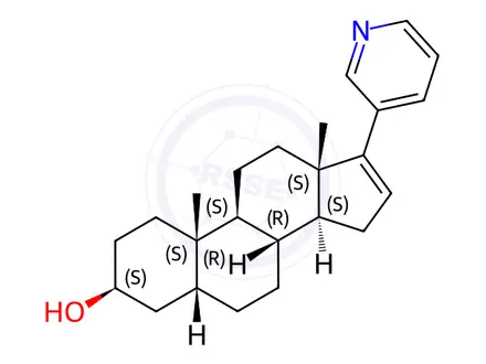 Chemical structure of Abiraterone Acetate Impurity 116