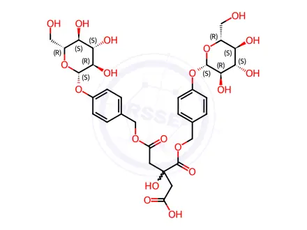 Chemical structure of Parishin B