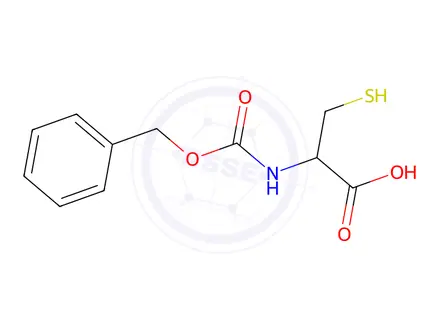 Chemical structure of ((Benzyloxy)carbonyl)-L-cysteine