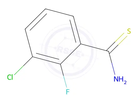 Chemical structure of 3-Chloro-2-fluorobenzothioamide
