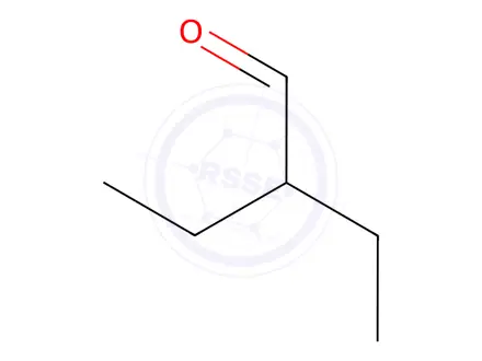 Chemical structure of 2-Ethylbutyraldehyde