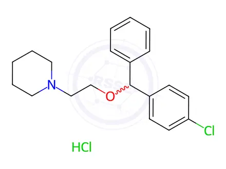 Chemical structure of Cloperastine hydrochloride