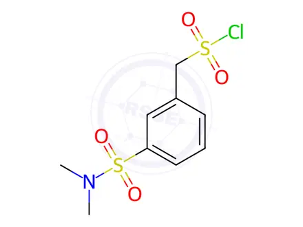 Chemical structure of [3-(N,N-Dimethylsulfamoyl)phenyl]methanesulfonyl Chloride
