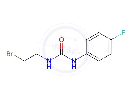 Chemical structure of N-(2-bromoethyl)-N'-(4-fluorophenyl)urea