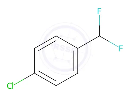 Chemical structure of 1-chloro-4-(difluoromethyl)benzene
