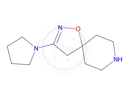 Chemical structure of 3-(Pyrrolidin-1-yl)-1-oxa-2,8-diazaspiro[4.5]dec-2-ene