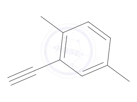 Chemical structure of 2-ethynyl-1,4-dimethyl-benzene