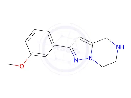 Chemical structure of 2-(3-Methoxyphenyl)-4,5,6,7-tetrahydropyrazolo[1,5-a]pyrazine