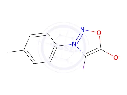 Chemical structure of 3-(4-Methylphenyl)-4-iodosydnone
