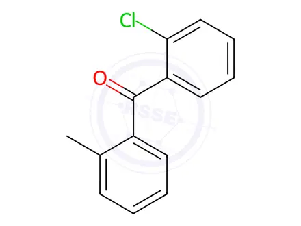 Chemical structure of 2-Chloro-2'-methylbenzophenone