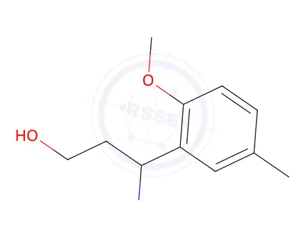Chemical structure of 3-Amino-3-(2-methoxy-5-methylphenyl)propan-1-ol