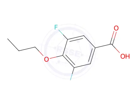 Chemical structure of 3,5-Difluoro-4-n-propoxybenzoic acid
