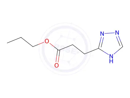 Chemical structure of Propyl 3-(4h-1,2,4-triazol-3-yl)propanoate
