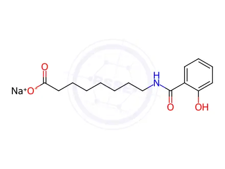 Chemical structure of Salcaprozate Sodium Reference Standard