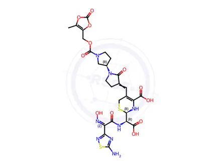 Chemical structure of Ceftobiprole Impurity 91