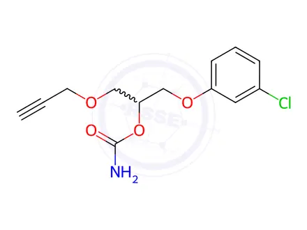 Chemical structure of Chlorphenesin Carbamate Impurity 24