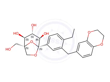 Chemical structure of Licogliflozin Impurity 154