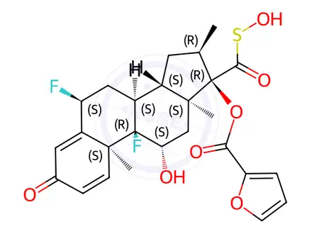 Chemical structure of Fluticasone Propionate Impurity 83