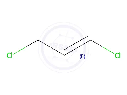 Chemical structure of trans-1,3-Dichloropropene