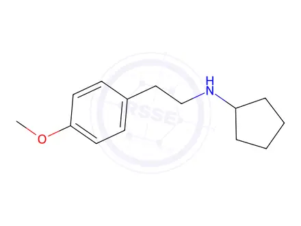 Chemical structure of n-[2-(4-methoxyphenyl)ethyl]cyclopentanamine