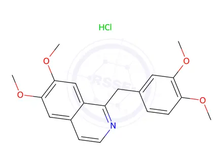 Chemical structure of Papaverine Hydrochloride