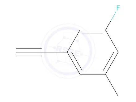 Chemical structure of 1-Ethynyl-3-fluoro-5-methylbenzene
