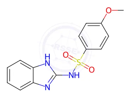 Chemical structure of N-(1H-benzo[d]imidazol-2-yl)-4-methoxybenzenesulfonamide