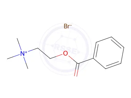 Chemical structure of Benzoylcholine (bromide)