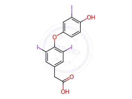 Chemical structure of Liothyronine Impurity 3 (Liothyronine EP Impurity C)
