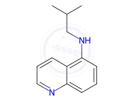 Chemical structure of N-isobutylquinolin-5-amine