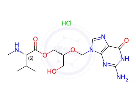 Chemical structure of Ganciclovir Impurity 9