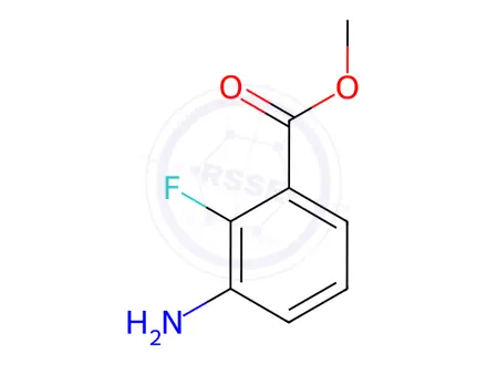 Chemical structure of Methyl 3-amino-2-fluorobenzoate