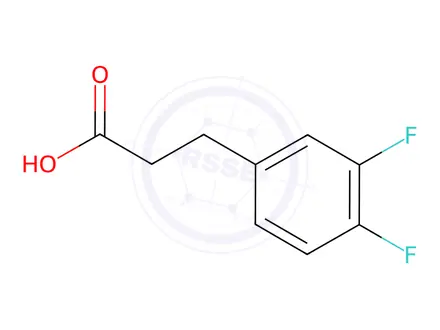 Chemical structure of 3-(3,4-Difluoro-phenyl)-propionic acid