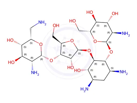 Chemical structure of Neomycin Sulfate Impurity 5 (Neomycin Sulfate EP Impurity E)(Neomycin E)