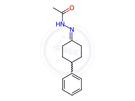 Chemical structure of n'-(4-Phenylcyclohexylidene)acetohydrazide