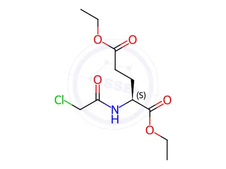 Chemical structure of diethyl (2-chloroacetyl)-L-glutamate