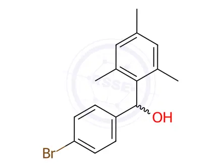 Chemical structure of (4-Bromophenyl)(mesityl)methanol