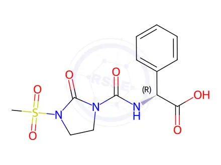 Chemical structure of Mezlocillin Impurity 6