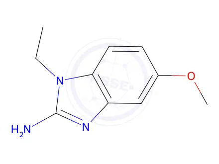 Chemical structure of 1-Ethyl-5-methoxy-1H-benzo[d]imidazol-2-amine