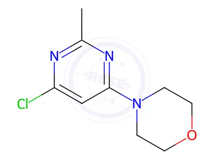 Chemical structure of 4-(6-Chloro-2-methyl-4-pyrimidinyl)morpholine