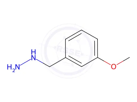 Chemical structure of [(3-methoxyphenyl)methyl]hydrazine dihydrochloride