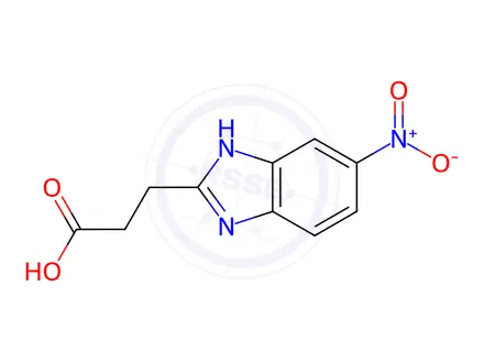 Chemical structure of 3-(5-NITRO-1 H-BENZOIMIDAZOL-2-YL)-PROPIONIC ACID