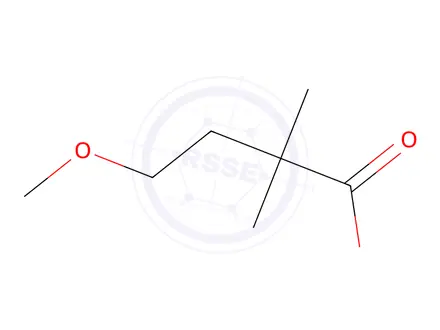 Chemical structure of 4-methoxy-2,2-dimethylbutanoic acid