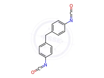 Chemical structure of 4,4’-METHYLENEBIS