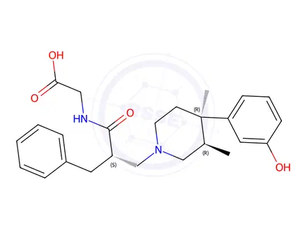 Chemical structure of Alvimopan